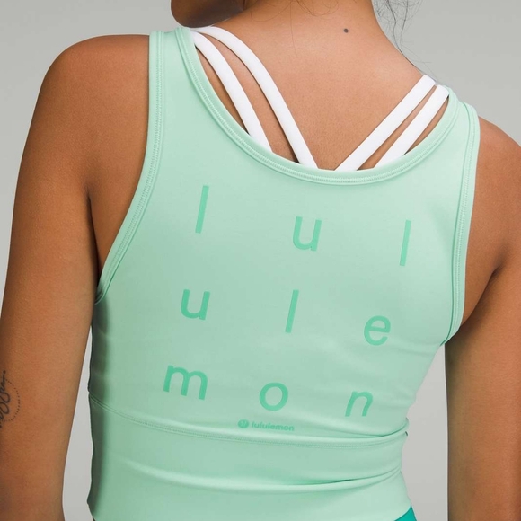 Lululemon Power Pivot Everlux Tank Top - Wild Mint Size 0-2 - Picture 7 of 8
